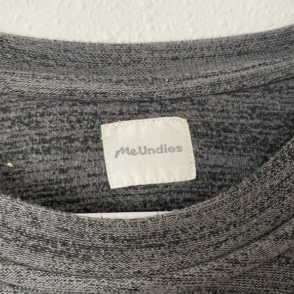 MeUndies Hacci Crew Grey Sweatshirt Men’s Large - Picture 3 of 7